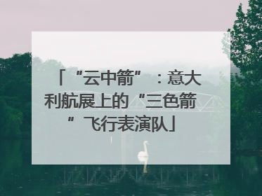 “云中箭”：意大利航展上的“三色箭”飞行表演队