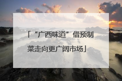 “广西味道”借预制菜走向更广阔市场