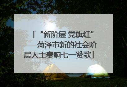 “新阶层 党旗红”——菏泽市新的社会阶层人士奏响七一赞歌