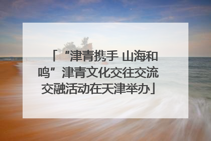 “津青携手 山海和鸣”津青文化交往交流交融活动在天津举办