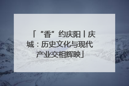 “香”约庆阳丨庆城：历史文化与现代产业交相辉映