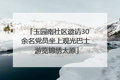 玉园南社区邀请30余名党员坐上观光巴士 游览锦绣太原
