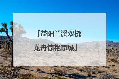 益阳兰溪双桡龙舟惊艳京城