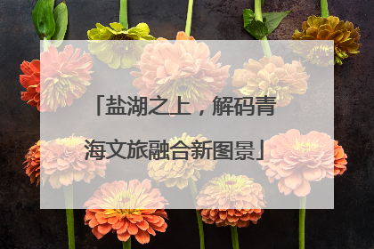 盐湖之上，解码青海文旅融合新图景