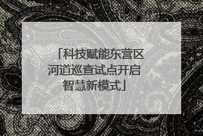 科技赋能东营区河道巡查试点开启智慧新模式