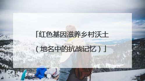 红色基因滋养乡村沃土（地名中的抗战记忆）
