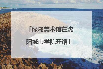 绿岛美术馆在沈阳城市学院开馆