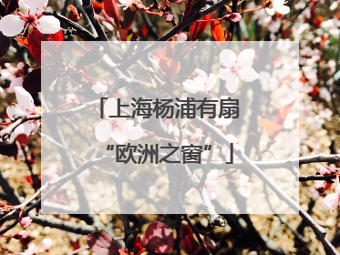 上海杨浦有扇“欧洲之窗”