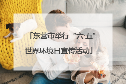 东营市举行“六·五”世界环境日宣传活动