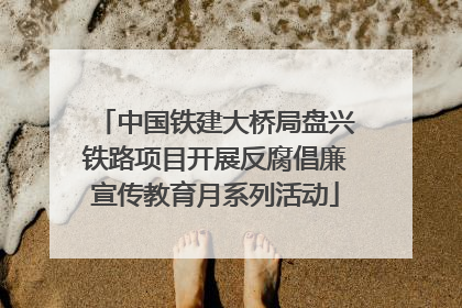 中国铁建大桥局盘兴铁路项目开展反腐倡廉宣传教育月系列活动