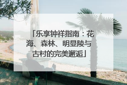 乐享钟祥指南：花海、森林、明显陵与古村的完美邂逅