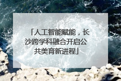 人工智能赋能，长沙跨学科融合开启公共美育新进程
