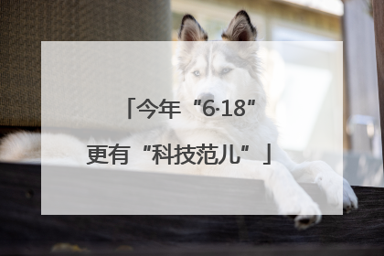 今年“6·18”更有“科技范儿”