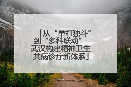 从“单打独斗”到“多科联动” 武汉构建精神卫生共病诊疗新体系