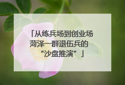 从练兵场到创业场 菏泽一群退伍兵的“沙盘推演”