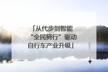 从代步到智能 “全民骑行”驱动自行车产业升级