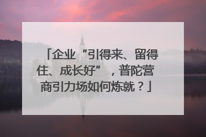 企业“引得来、留得住、成长好”，普陀营商引力场如何炼就？