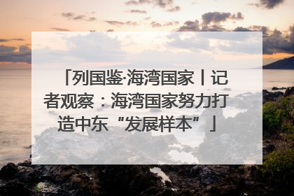 列国鉴·海湾国家丨记者观察：海湾国家努力打造中东“发展样本”