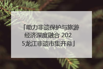 助力非遗保护与旅游经济深度融合 2025龙江非遗市集开幕