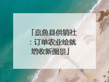 嘉鱼县供销社：订单农业绘就增收新图景
