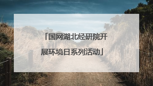 国网湖北经研院开展环境日系列活动