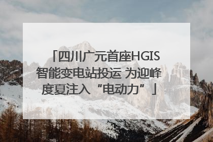 四川广元首座HGIS智能变电站投运 为迎峰度夏注入“电动力”