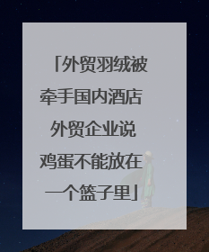 外贸羽绒被牵手国内酒店 外贸企业说鸡蛋不能放在一个篮子里