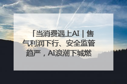 当消费遇上AI｜售气利润下行、安全监管趋严，AI浪潮下城燃企业如何破局