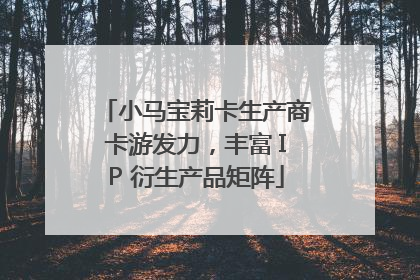 小马宝莉卡生产商卡游发力，丰富 IP 衍生产品矩阵