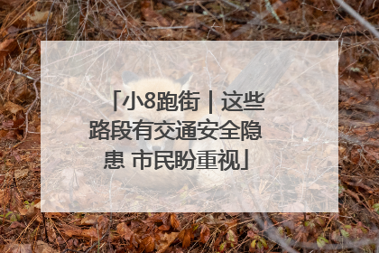 小8跑街｜这些路段有交通安全隐患 市民盼重视