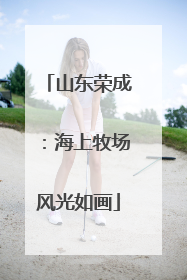 山东荣成：海上牧场风光如画