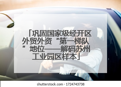 巩固国家级经开区外贸外资“第一梯队”地位——解码苏州工业园区样本
