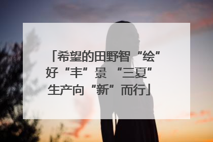 希望的田野智“绘”好“丰”景 “三夏”生产向“新”而行