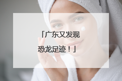 广东又发现恐龙足迹！