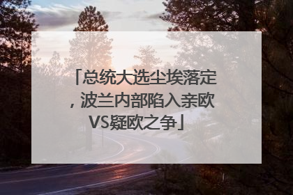 总统大选尘埃落定，波兰内部陷入亲欧VS疑欧之争
