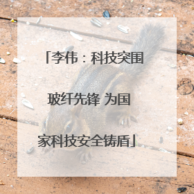 李伟：科技突围 玻纤先锋 为国家科技安全铸盾