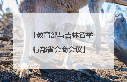 教育部与吉林省举行部省会商会议