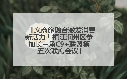 文商旅融合激发消费新活力！镇江润州区参加长三角C9+联盟第五次联席会议
