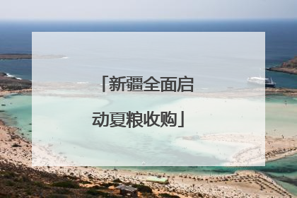 新疆全面启动夏粮收购