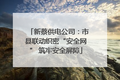 新蔡供电公司：市县联动织密“安全网” 筑牢安全屏障