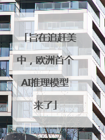 旨在追赶美中，欧洲首个AI推理模型来了
