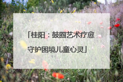 桂阳：鼓圈艺术疗愈守护困境儿童心灵