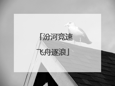 汾河竞速 飞舟逐浪