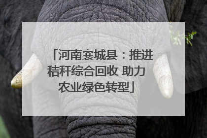 河南襄城县：推进秸秆综合回收 助力农业绿色转型