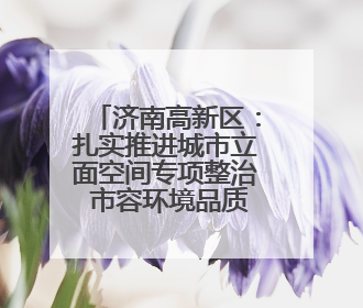 济南高新区：扎实推进城市立面空间专项整治 市容环境品质焕新提升