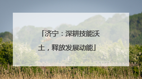 济宁：深耕技能沃土，释放发展动能
