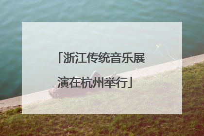 浙江传统音乐展演在杭州举行