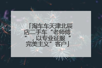 淘车车天津北辰店二手车“老师傅”，以专业征服“完美主义”客户