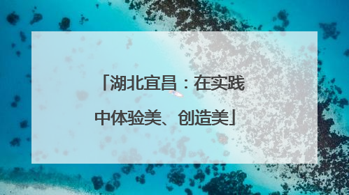 湖北宜昌：在实践中体验美、创造美