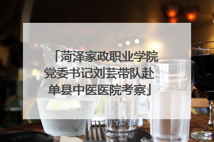 菏泽家政职业学院党委书记刘芸带队赴单县中医医院考察